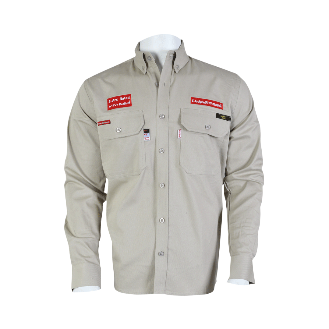 FIRE RETARDANT SHIRT HRC2, 11 CAL / CAT-2